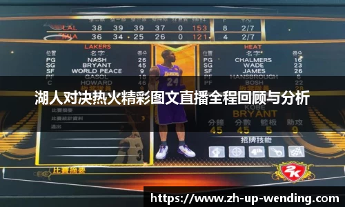 湖人对决热火精彩图文直播全程回顾与分析